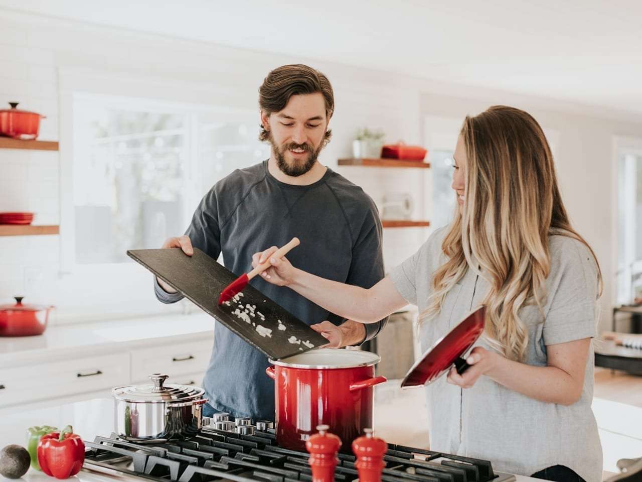 Bright kitchen with crisp painted walls and clean cabinetry — kitchen decorating by Jet Painting